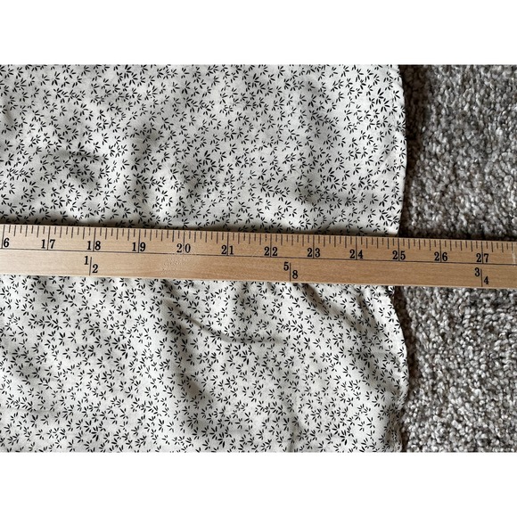 Bohme Peasant HIppie Boho Floral Blouse size M 3/4 Length Sleeves Adorable - Picture 9 of 9